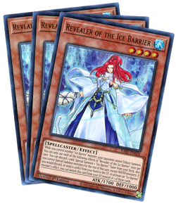 YuGiOh! x3 Revealer of the Ice Barrier RA03-EN028 Ultra Rare (UR) NM/M English - Image 1