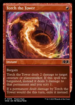 Hero Deal, English - 1 x MTG Torch the Tower - Promo Pack MTG / Promo Pack - Image 1