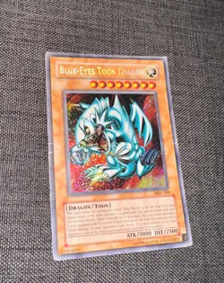 Yugioh Blue-Eyes Toon Dragon MRL-000 Magic Ruler Damaged - Image 1