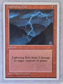 MTG Lightning Bolt #226 Fourth Edition (4ED) Magic the Gathering Card NM - Image 5