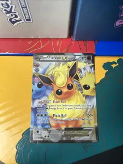Flareon EX RC28/RC32 Generations: Radiant Collection Holo Pokemon Card - Image 3