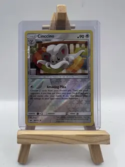Pokemon Card Cinccino Crimson Invasion Reverse Holo 86/111 LP - Image 1