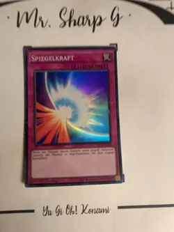 SPIEGELKRAFT - YS15-DED16 DEUTSCH Yu-Gi-Oh! CARD SUPER RARE HOLO KONAMI - Image 2