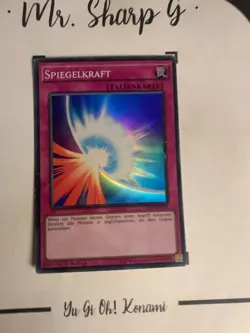 SPIEGELKRAFT - YS15-DED16 DEUTSCH Yu-Gi-Oh! CARD SUPER RARE HOLO KONAMI - Image 3