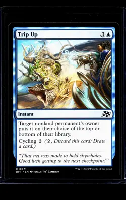 2025 MTG Magic The Gathering DFT Aetherdrift #71 Trip Up - Image 1