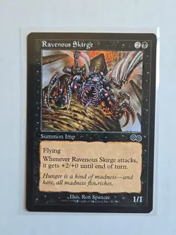 Ravenous Skirge - Urza's Saga - LP - MTG Magic - Common - Creature - Image 1