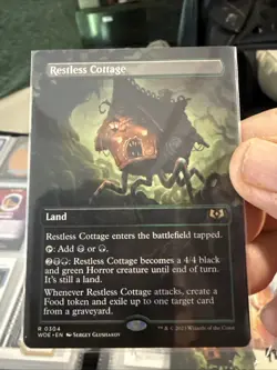 Restless Cottage NM (Borderless) Wilds of Eldraine Regular MTG R92 - Image 1