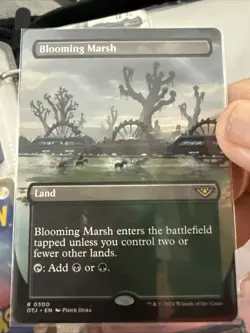 MTG Blooming Marsh (Borderless) | NM | Outlaws of Thunder Junction R254 - Image 1