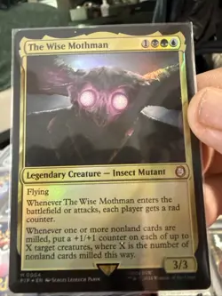 MTG The Wise Mothman [Fallout, Near Mint Foil] 0004 R261 - Image 1