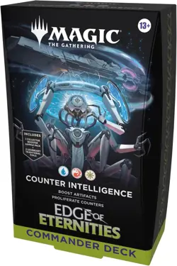 Magic the Gathering MtG Edge of Eternities Counter Intelligence Commander Deck - Image 1