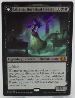 MTG Collection Black #1 Liliana, Heretical Healer / Liliana, Defiant Necromancer - Image 3