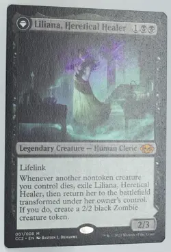 MTG Collection Black #1 Liliana, Heretical Healer / Liliana, Defiant Necromancer - Image 5