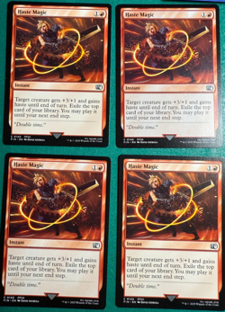 MTG Haste Magic x4 Cards NM/M Final Fantasy - Image 1