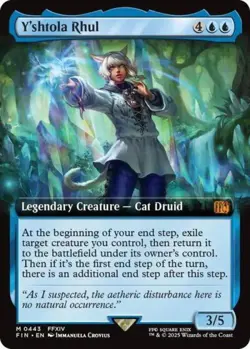 MTG English Y'shtola Rhul (Extended Art) NM Normal - Image 1