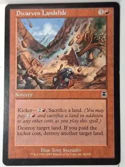 Dwarven Landslide - Apocalypse - Magic the Gathering MTG Nice! - Image 1