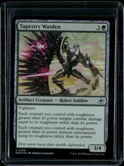 Tapestry Warden - 209 - Foil - EOE - NM - MTG Magic the Gathering - Image 1