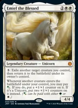 MTG English Emiel the Blessed NM Normal Jumpstart - Image 1
