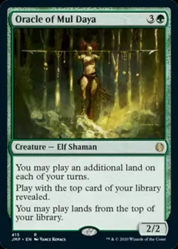 MTG English Oracle of Mul Daya NM Normal Jumpstart - Image 1