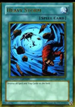 Lightly Played, English - 1 x MTG Heavy Storm - GLD1-EN031 - Gold Rare - Limited - Image 1