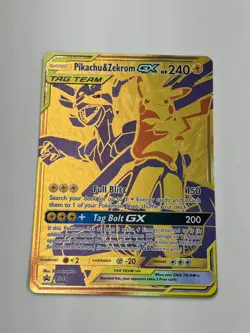 Pikachu & Zekrom GX SM248 Tag Team Promo Pokemon TCG NM - Image 1