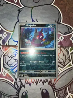 Morpeko Reverse Holo Rare - 121/182 - Paradox Rift Pokemon 2023 TCG NM - Image 1