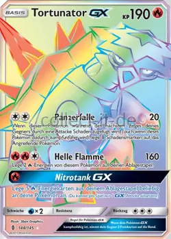 Pokemon 148/145 Tortunator GX - Sonne und Mond - Stunde der Wachter - Image 1