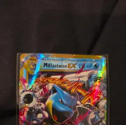 2016 Pokemon XY Evolutions Mega Blastoise EX #22/108 Holofoil Heavily Played - Image 2