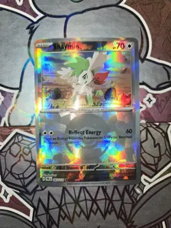 Pokemon Shaymin (Poke Ball Pattern) 087/131 SV Prismatic Evolutions Holo TCG NM - Image 1