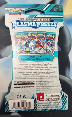 Sealed - Pokemon - Black & White Plasma Freeze - Sleeved Booster Pack B&W - Image 2