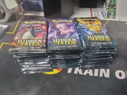 Lot Of 50 Pokemon Sun & Moon Hidden Fates Booster Packs Factory Sealed - Image 3