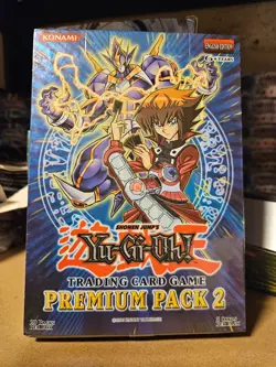 YuGiOh Premium Pack 2 Booster Box, NEW SEALED ENGLISH - Image 1
