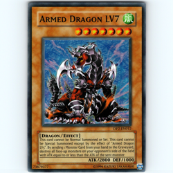 Yugioh Armed Dragon LV7 DP2-EN012 Unlimited Super Rare Holo - LP-NM 💎 - Image 1