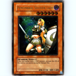 Yugioh Penumbral Soldier Lady SOD-EN033 Unlimited Ultimate Rare Holo - VLP-NM 💎 - Image 1