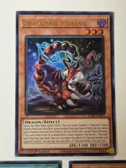 Dracotail Mululu JUSH-EN005 + Dracotail Pan & Ketu Dracotail Yugioh Set Mint - Image 2