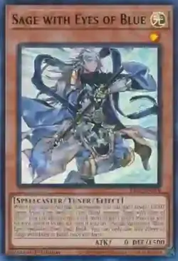 Yugioh! Sage with Eyes of Blue - BLC1-EN014 - Ultra Rare - 1st Edition Near Mint - Image 1
