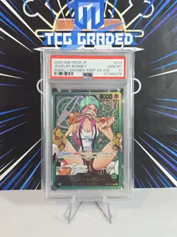 One Piece Card Jewelry Bonney OP07-019 LECAFIG Shonen Jump Jap - PSA 10 GEM MT - Image 2