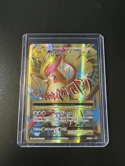 Pokemon TCG M Pidgeot EX Evolutions Holo Ultra Rare Card 105/108 NM Condition - Image 1