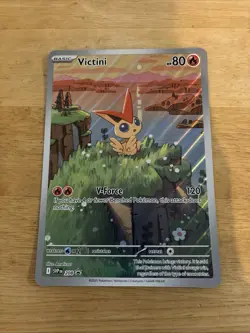 JUMBO Pokemon Victini 208 JUMBO CARD Black Star Promo Black And White TCG New - Image 1
