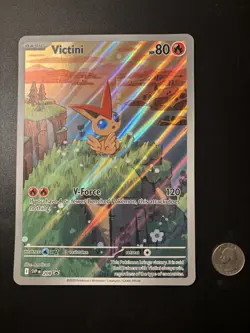 JUMBO Pokemon Victini 208 JUMBO CARD Black Star Promo Black And White TCG New - Image 1