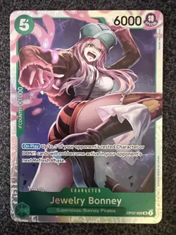 One Piece Card Game Jewelry Bonney OP07-026 500 Years in the Future Foil NM - Image 1