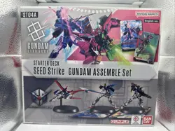 Gundam Card Game Start Deck GUNDAM ASSEMBLE Set SEED Strike ST04A Sealed New - Image 1