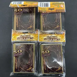 Yugioh Deluxe Card Back Sleeves 50 Count X4 Brand New Sealed - Image 1