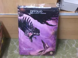 1 Ultimate Guard MTG Tarkir Dragonstorm Feral Deathgorger 360 Xenoskin Zipfolio - Image 1