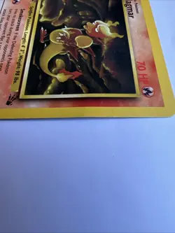 1st Edition Magmar Non-Holo WOTC Pokemon Card 39/62 Fossil Set - Image 2