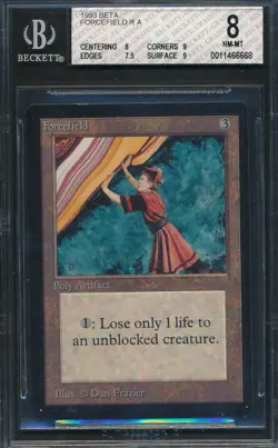Beta Forcefield BGS 8 Graded Magic MTG (6668) -magicgraders- - Image 1
