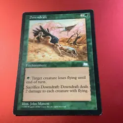 Downdraft *Uncommon* Magic MtG x1 Weatherlight - Image 2