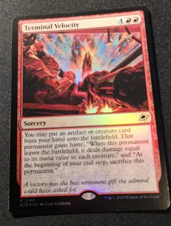 Terminal Velocity - Foil - EOE - MTG - EN - NM - 0163 - Image 1