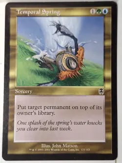 Temporal Spring - Apocalypse - Magic the Gathering MTG Nice! - Image 1