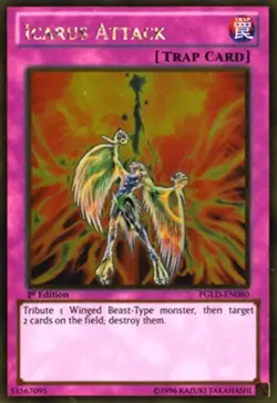 Near Mint, English - 1 x MTG Icarus Attack - PGLD-EN080 - Gold Rare - 1st Editio - Image 1