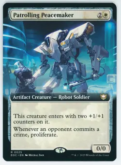 Patrolling Peacemaker Extended Art 0025 EOC NM/MT [Edge of Eternities:MTG] - Image 1